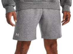 'Under Armour' Men's Rival Fleece Shorts - Light Heather Grey