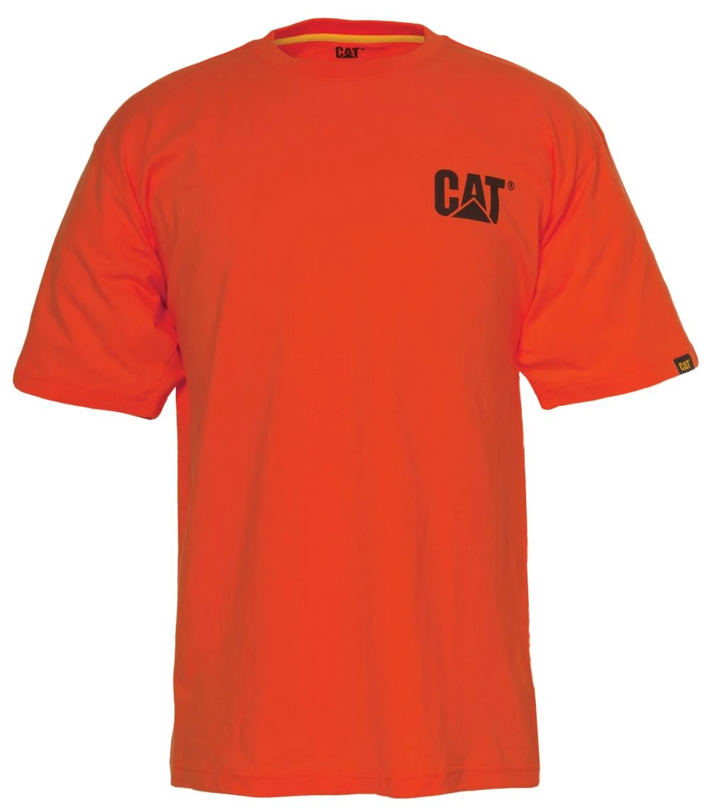 'Caterpillar' Men's Trademark Tee - Adobe Orange 1 'Caterpillar' Men's Trademark Tee - Adobe Orange